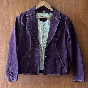 Wilsons Leather Rich Purple Jacket